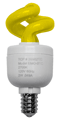 2 Watt Springlamp Candelabra Yellow TCP #28902CY