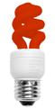 4 Watt Tall Springlamp Red TCP #28904TRD