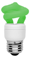 4 Watt Spiral Green TCP #28904GR